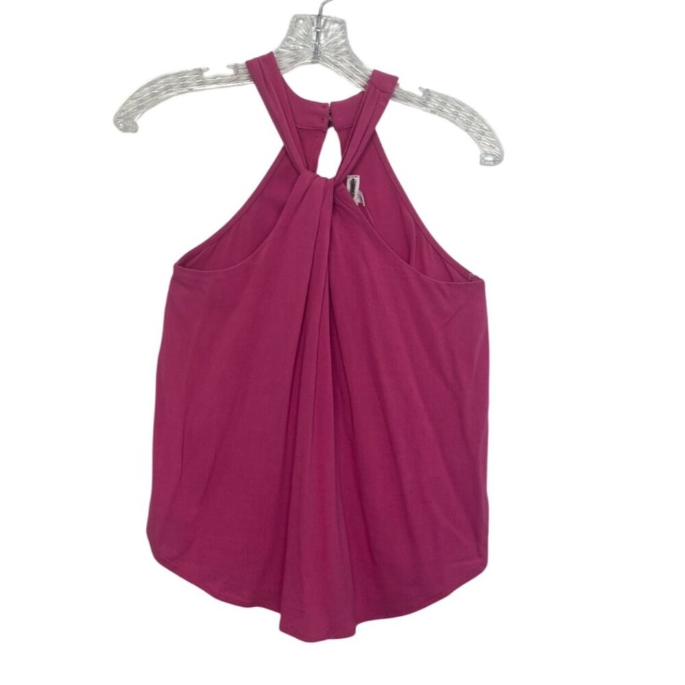 Love On A Hanger Halter Neck Sleeveless Top XS Pink New WOT